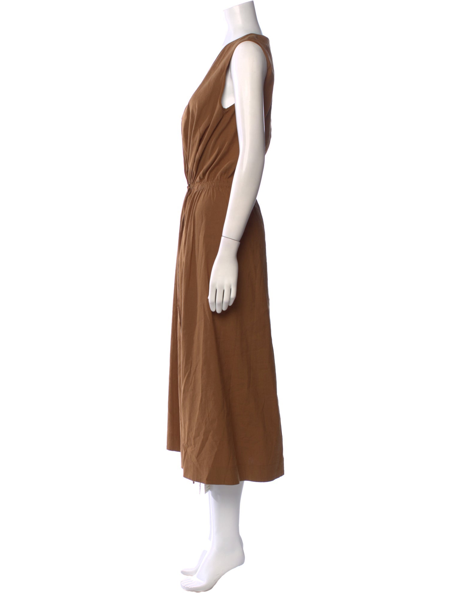 Vince V-Neck Long Dress