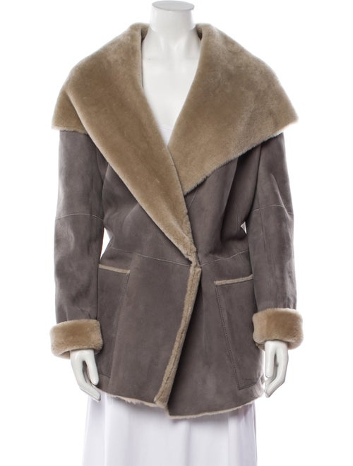 Vince Shearling Fur Coat