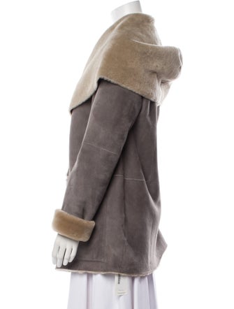 Vince Shearling Fur Coat