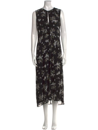 Vince Silk Long Dress