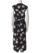 Vince Silk Floral Print Jumpsuit