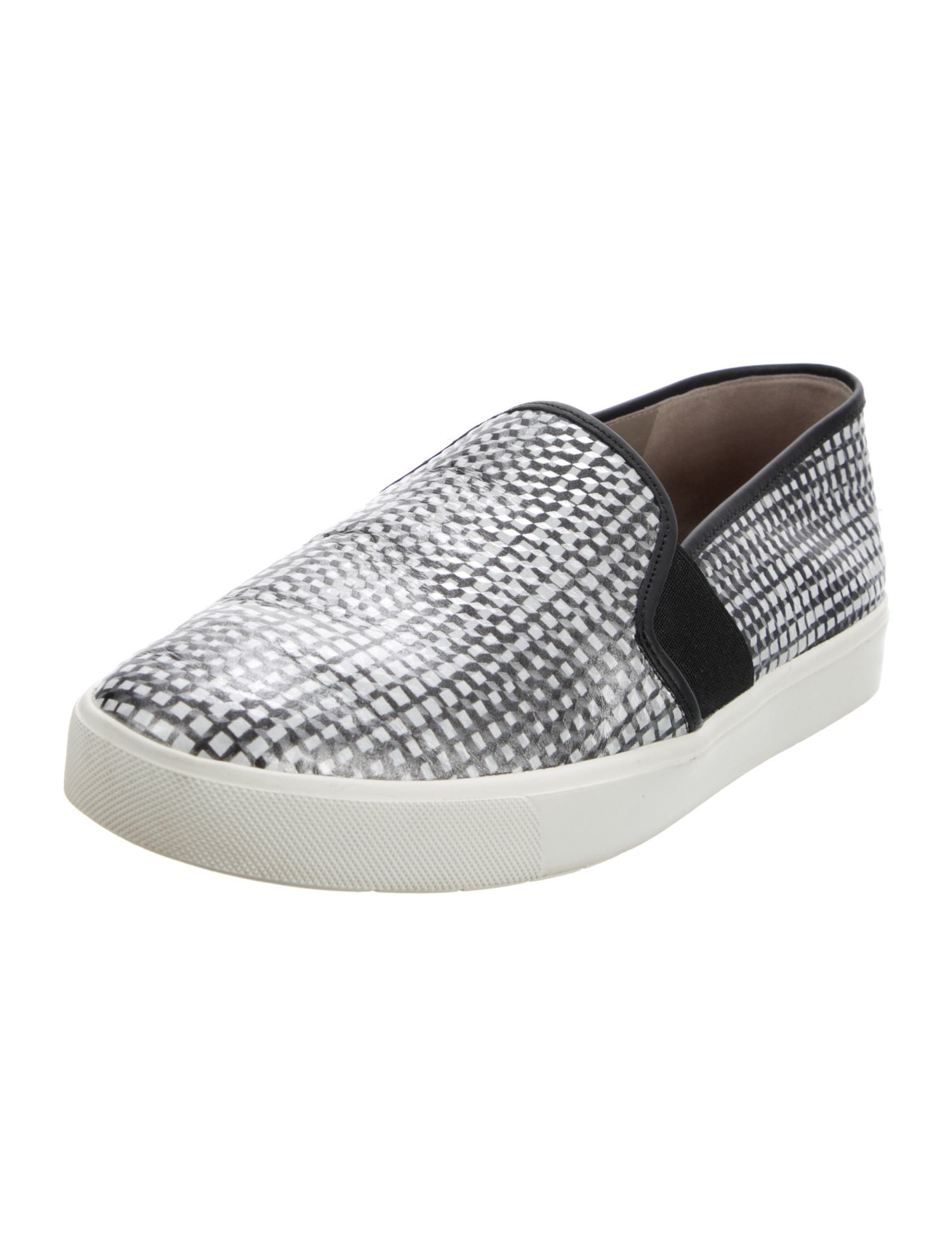 Vince Leather Printed Sneakers