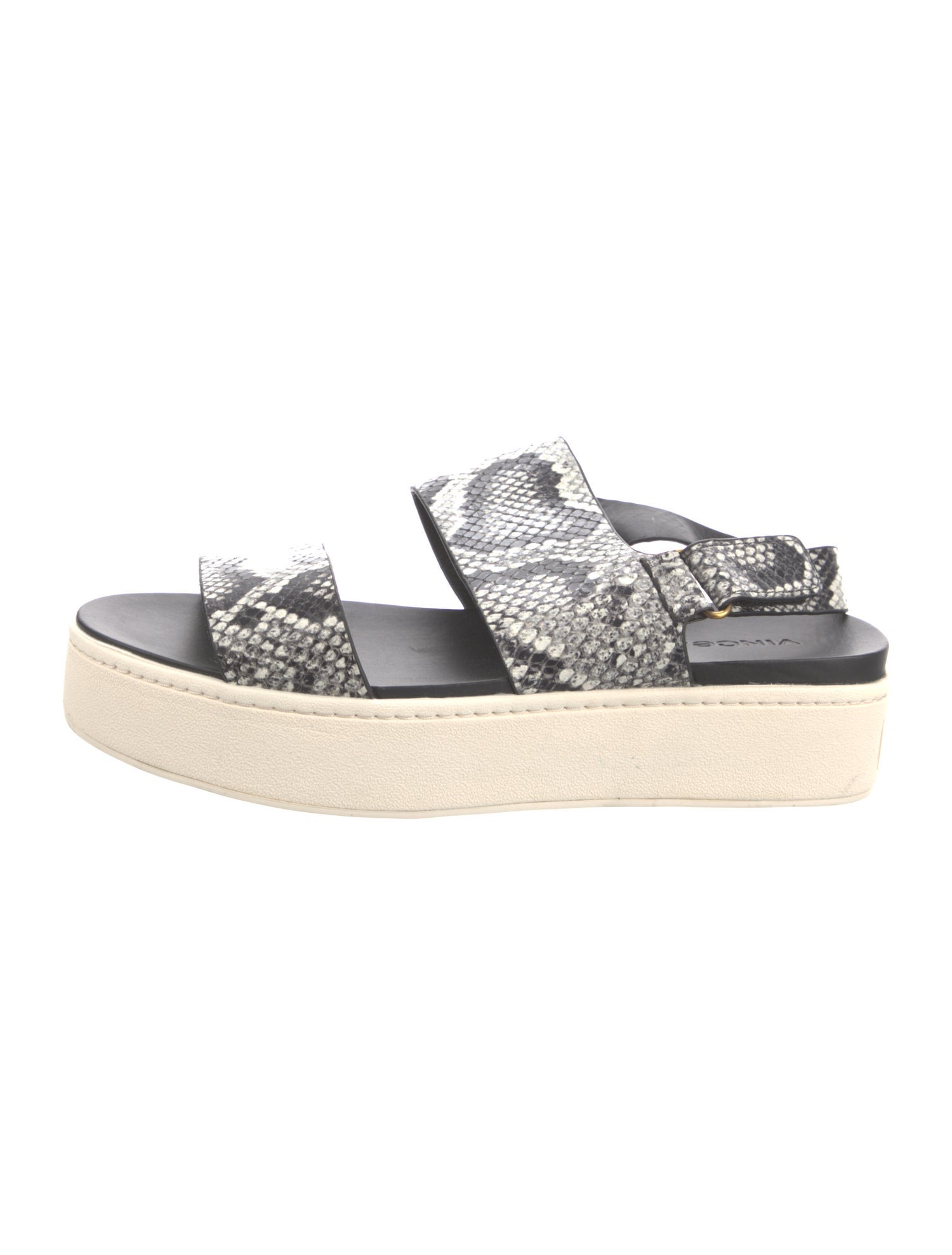 Vince Leather Animal Print Espadrilles