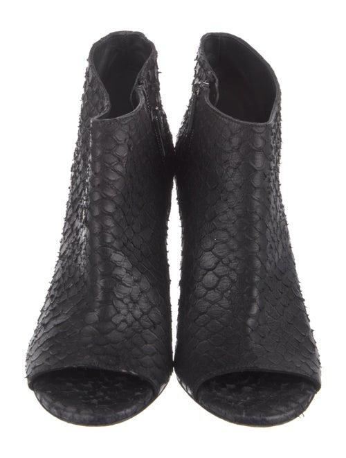 Vince Snakeskin Animal Print Boots