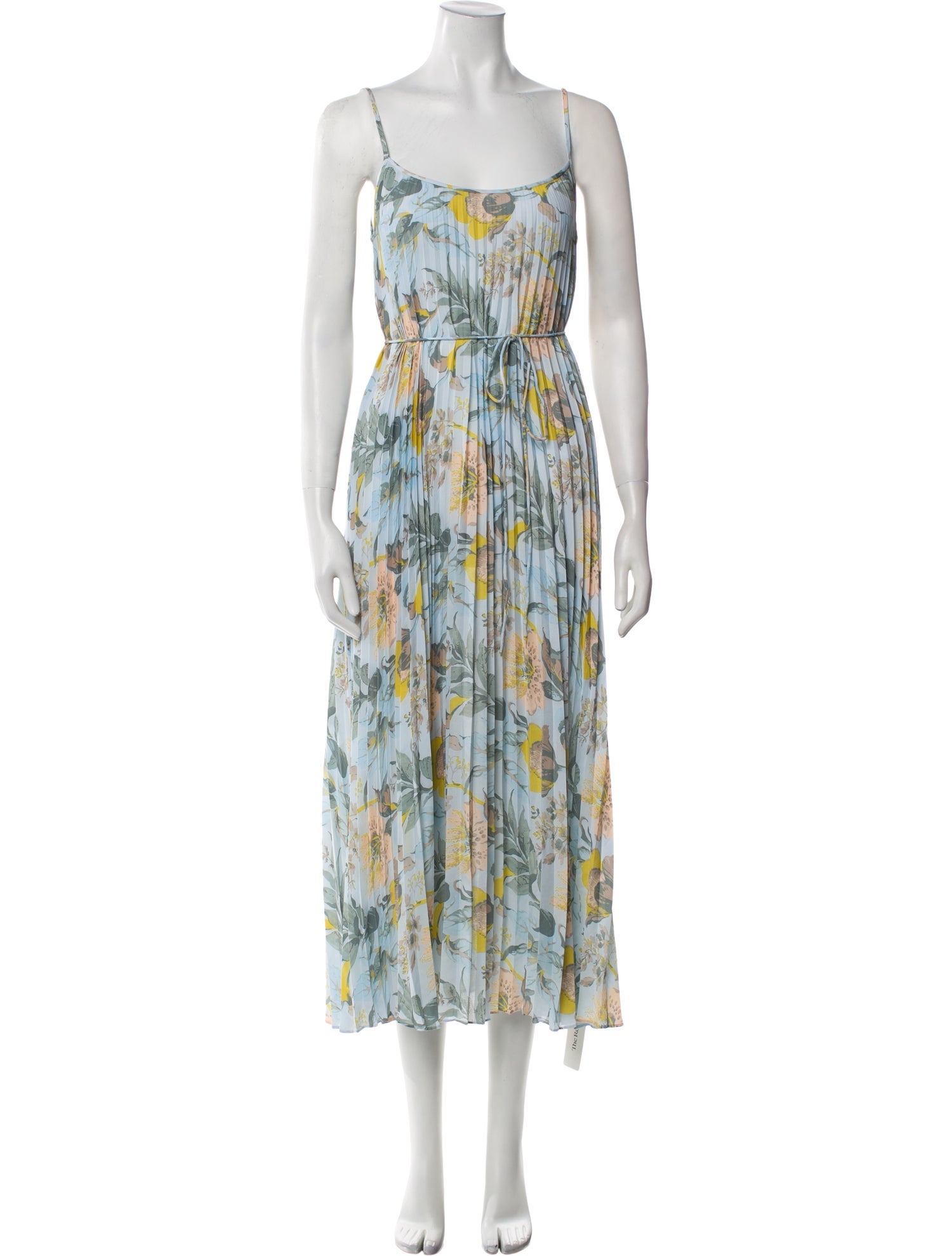 Vince Floral Print Long Dress