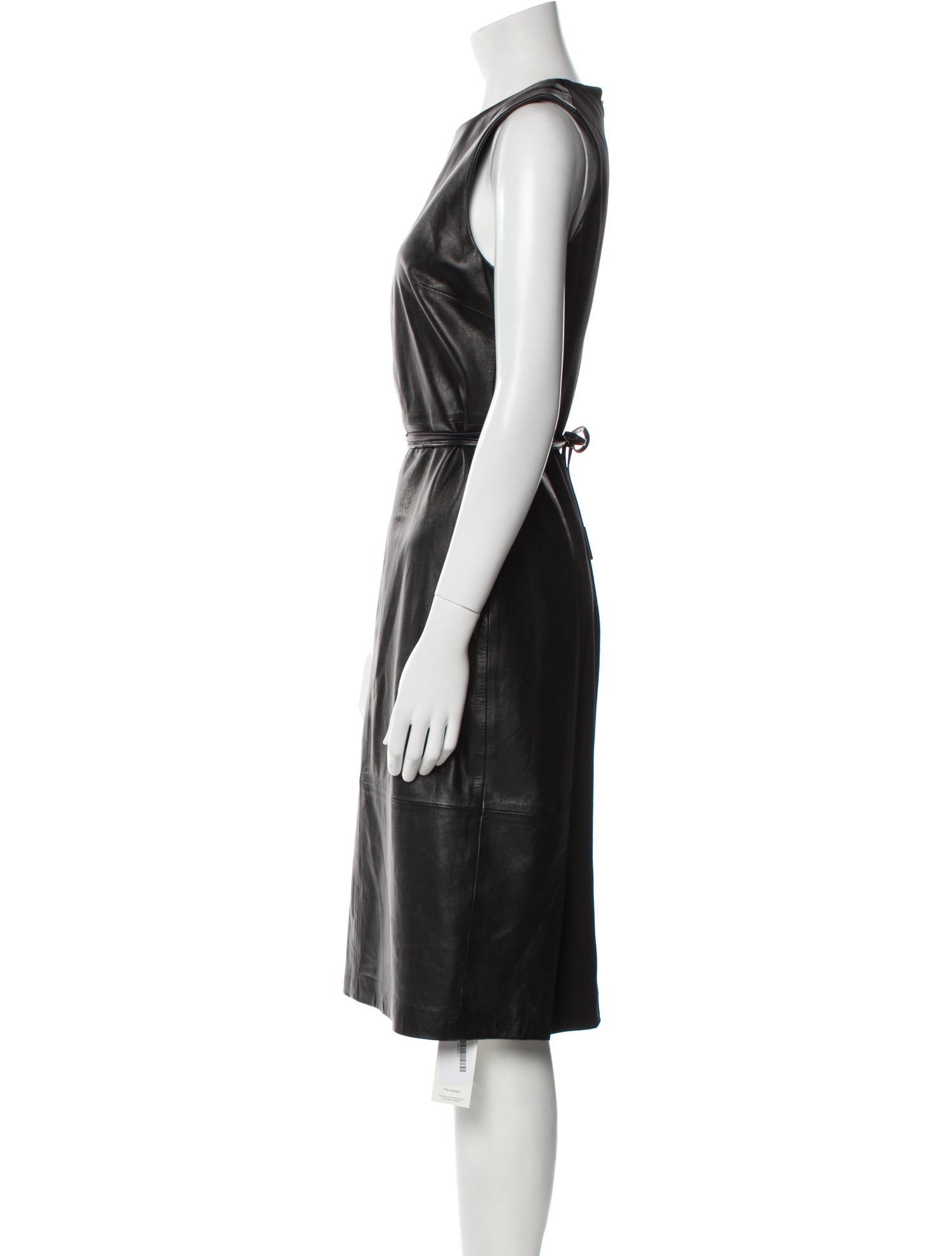 Vince Leather Midi Length Dress