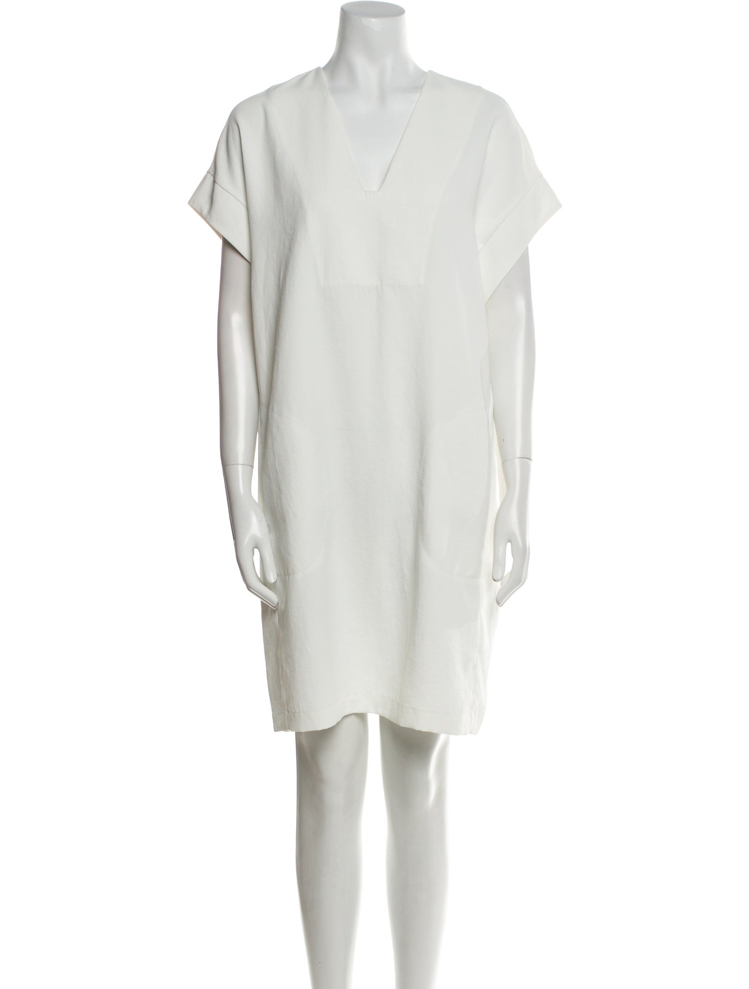 Vince V-Neck Mini Dress