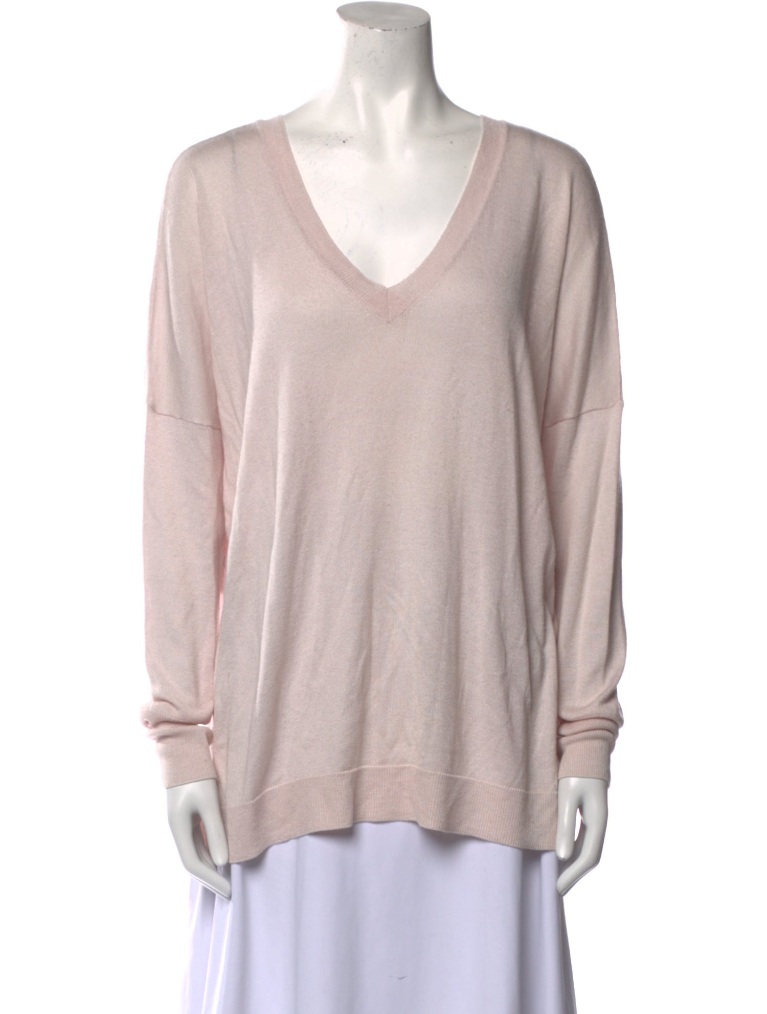 Vince Silk V-Neck Sweater