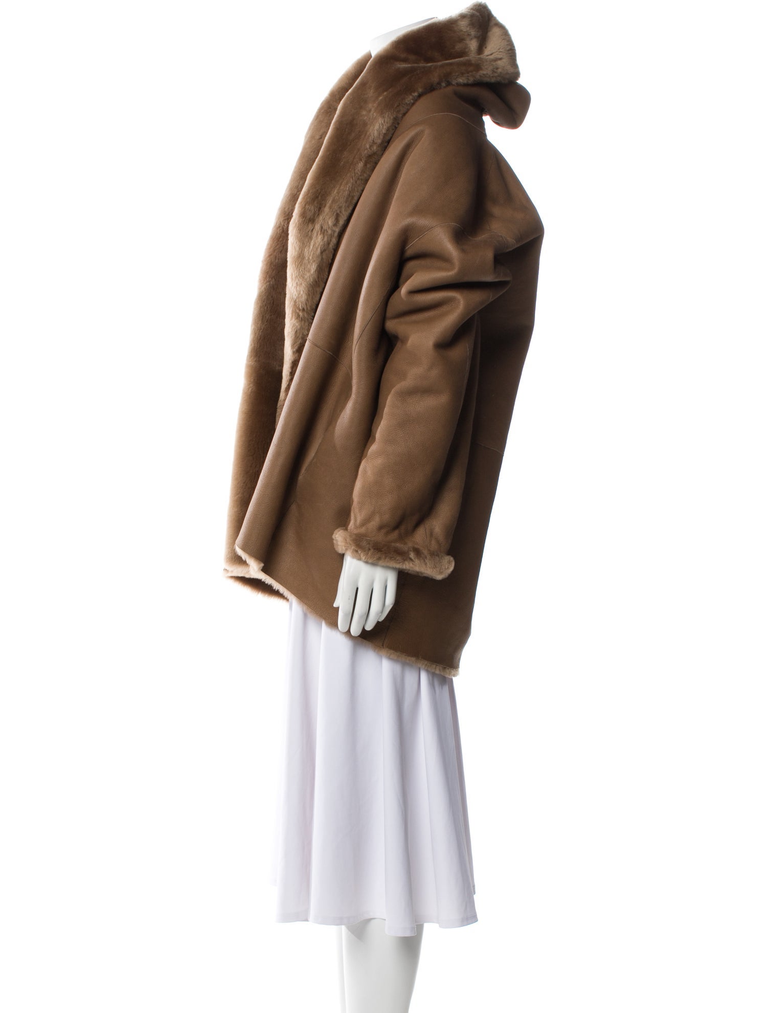 Vince Shearling Fur Coat