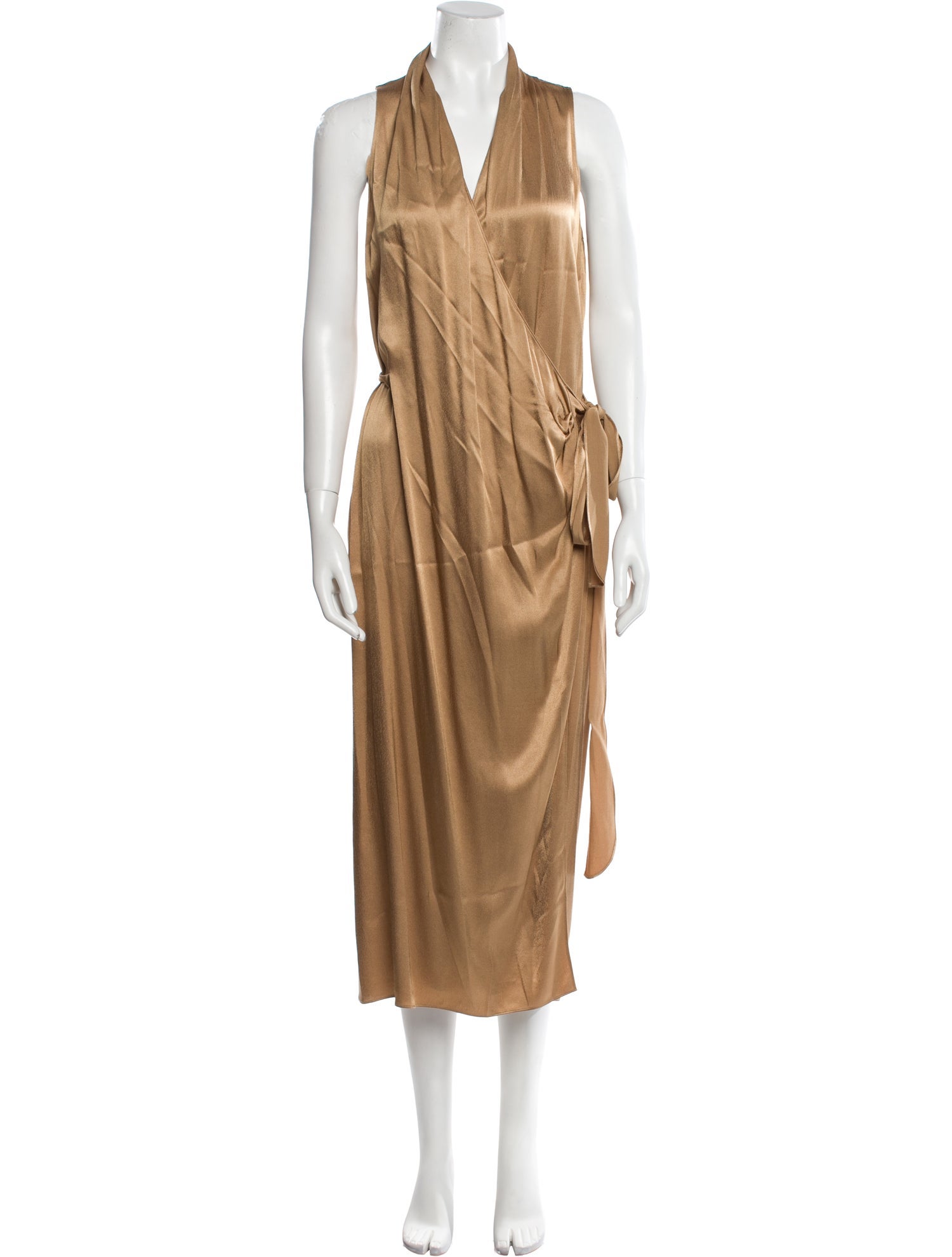 Vince V-Neck Long Dress