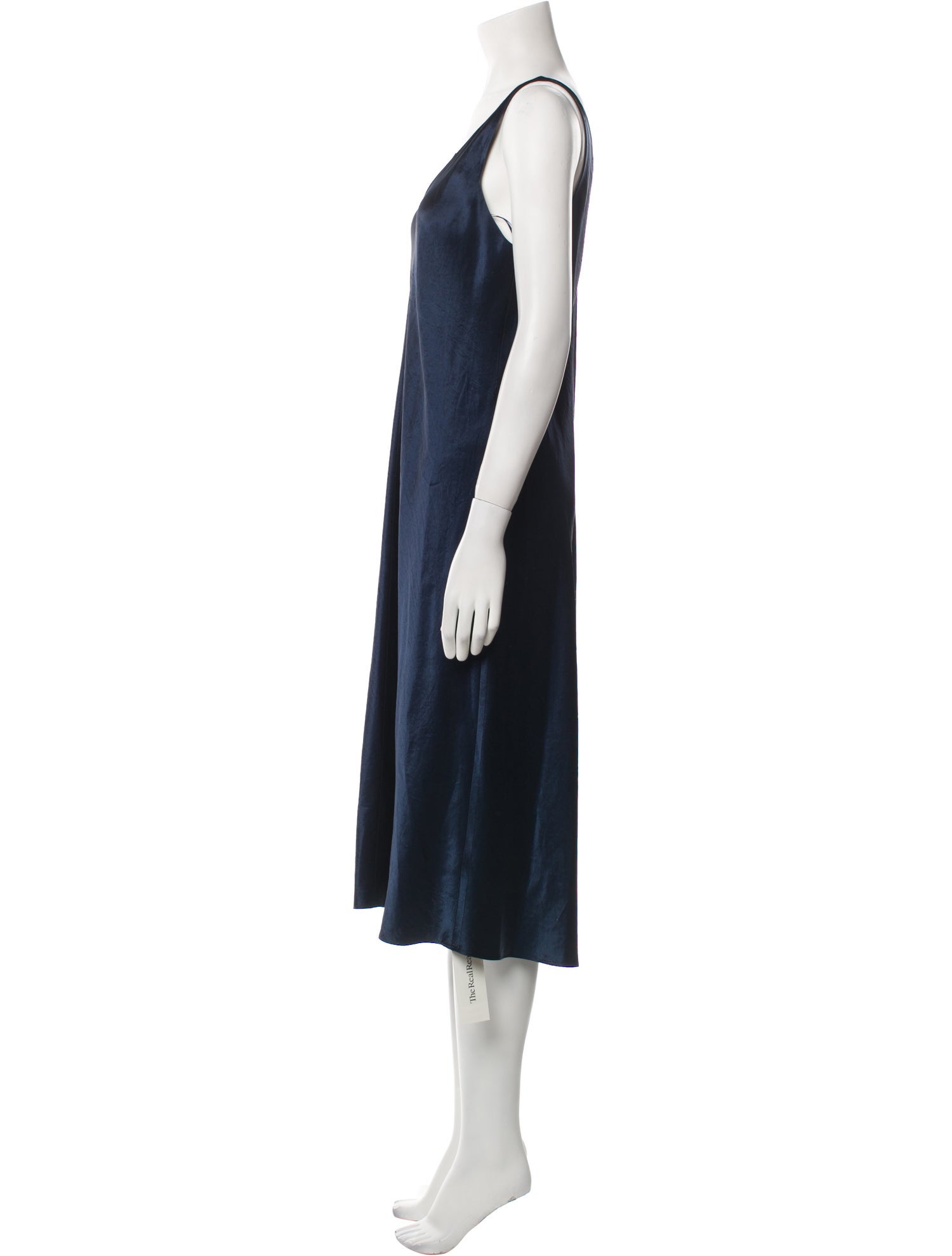 Vince V-Neck Midi Length Dress