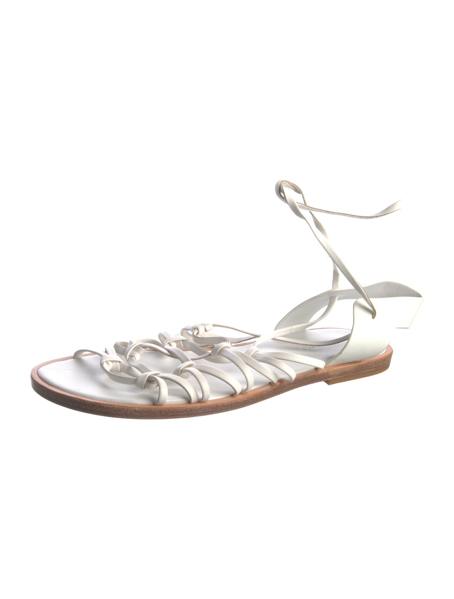 Vince Leather Gladiator Sandals