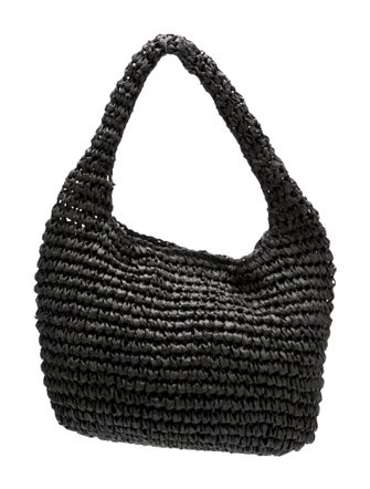Vince Raffia Shoulder Bag