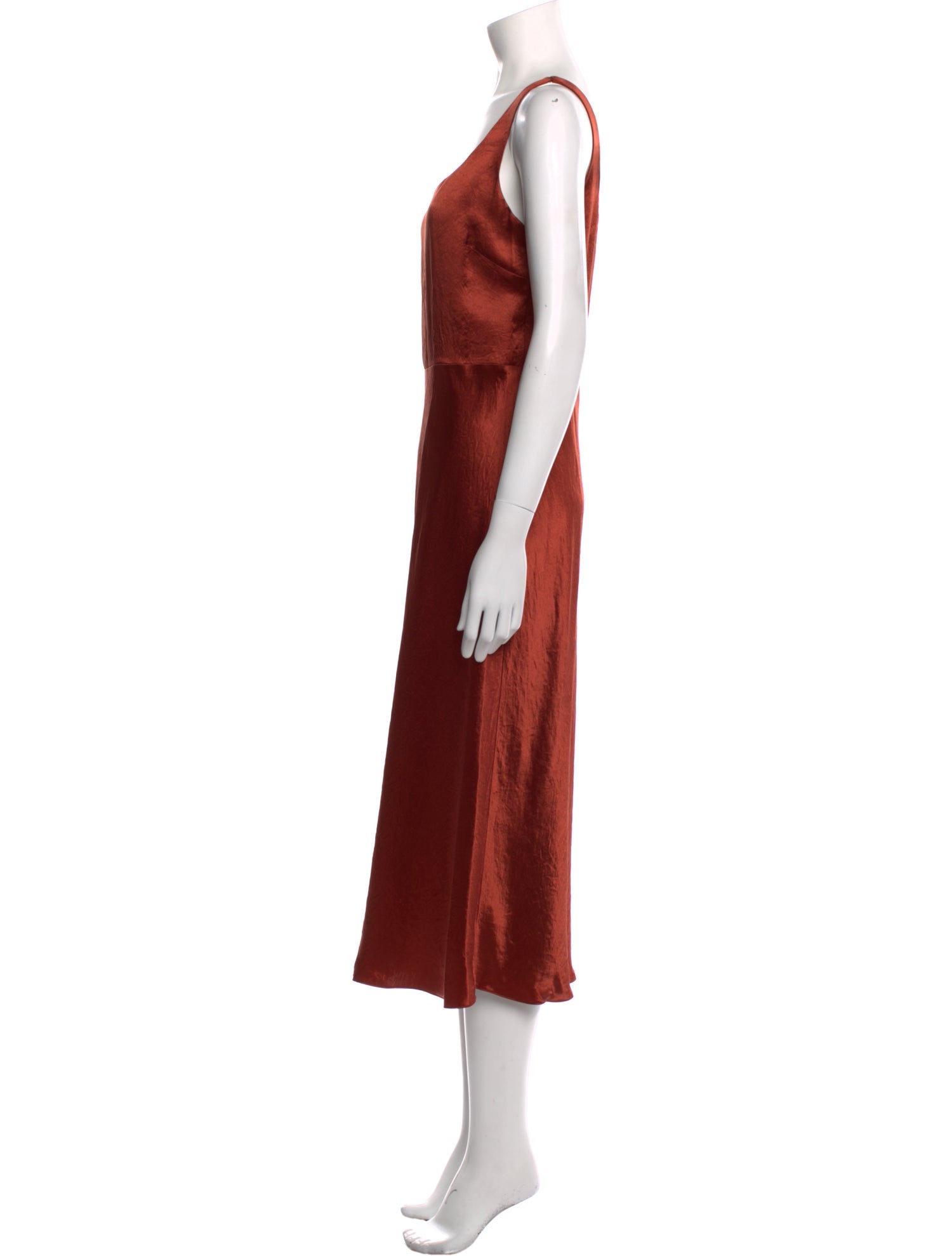 Vince Scoop Neck Long Dress