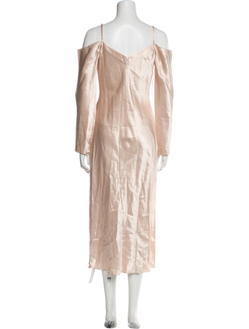 Vince V-Neck Midi Length Dress