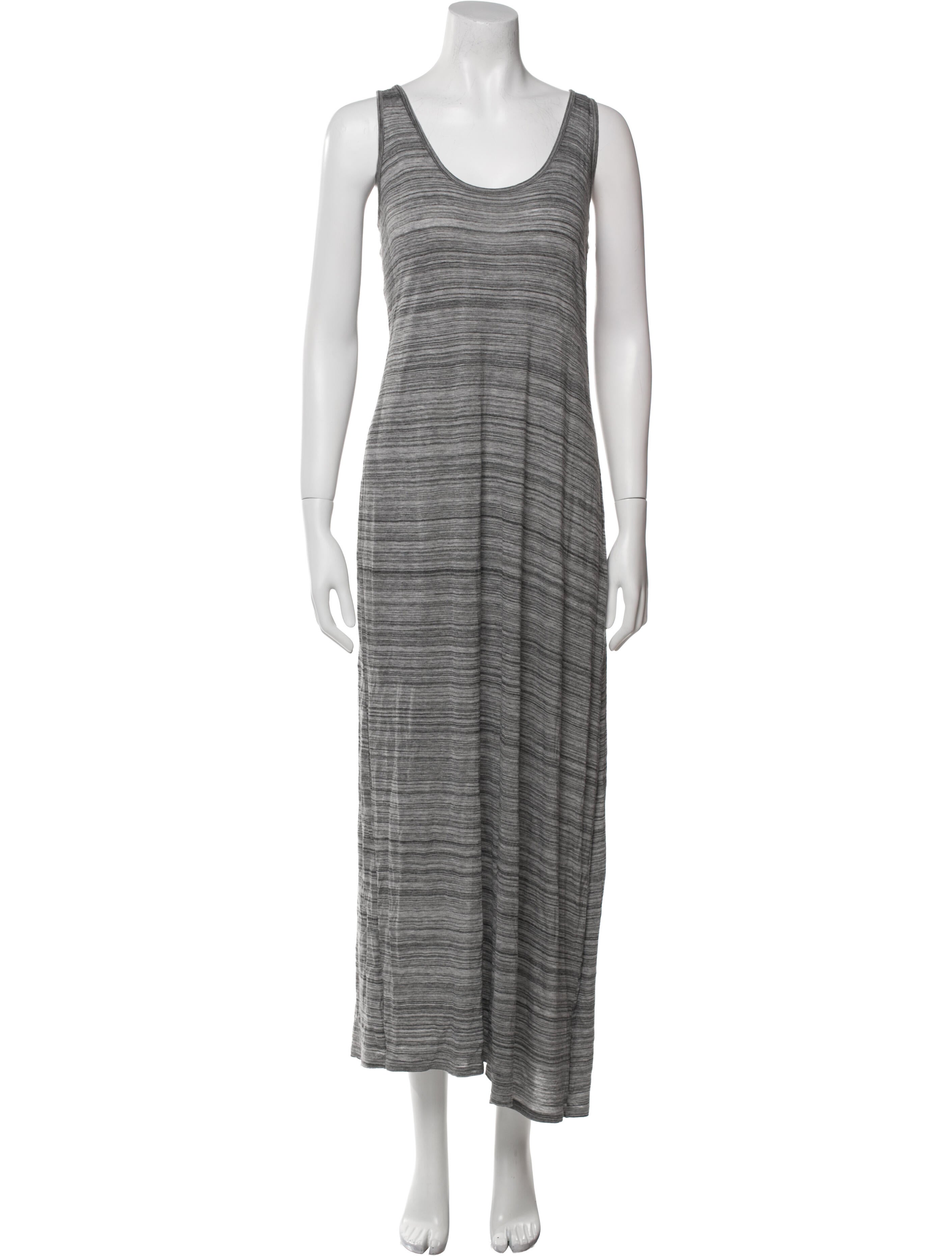 Vince Striped Long Dress