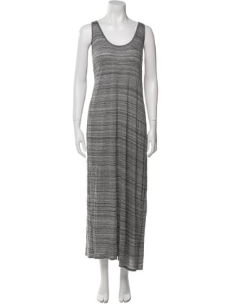 Vince Striped Long Dress