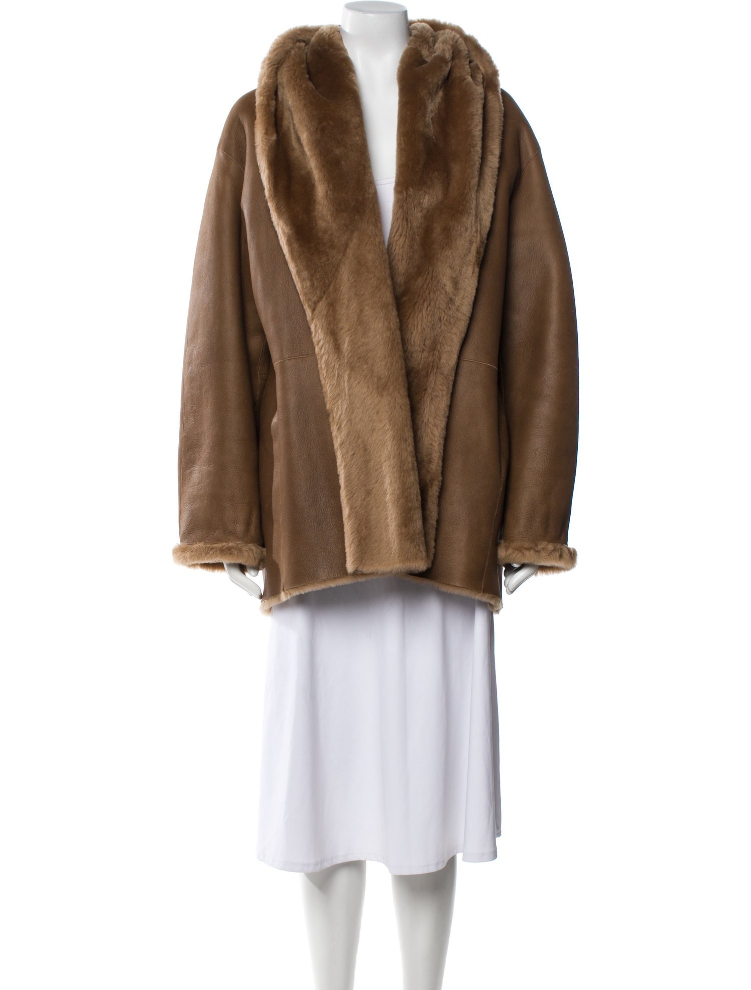 Vince Shearling Fur Coat