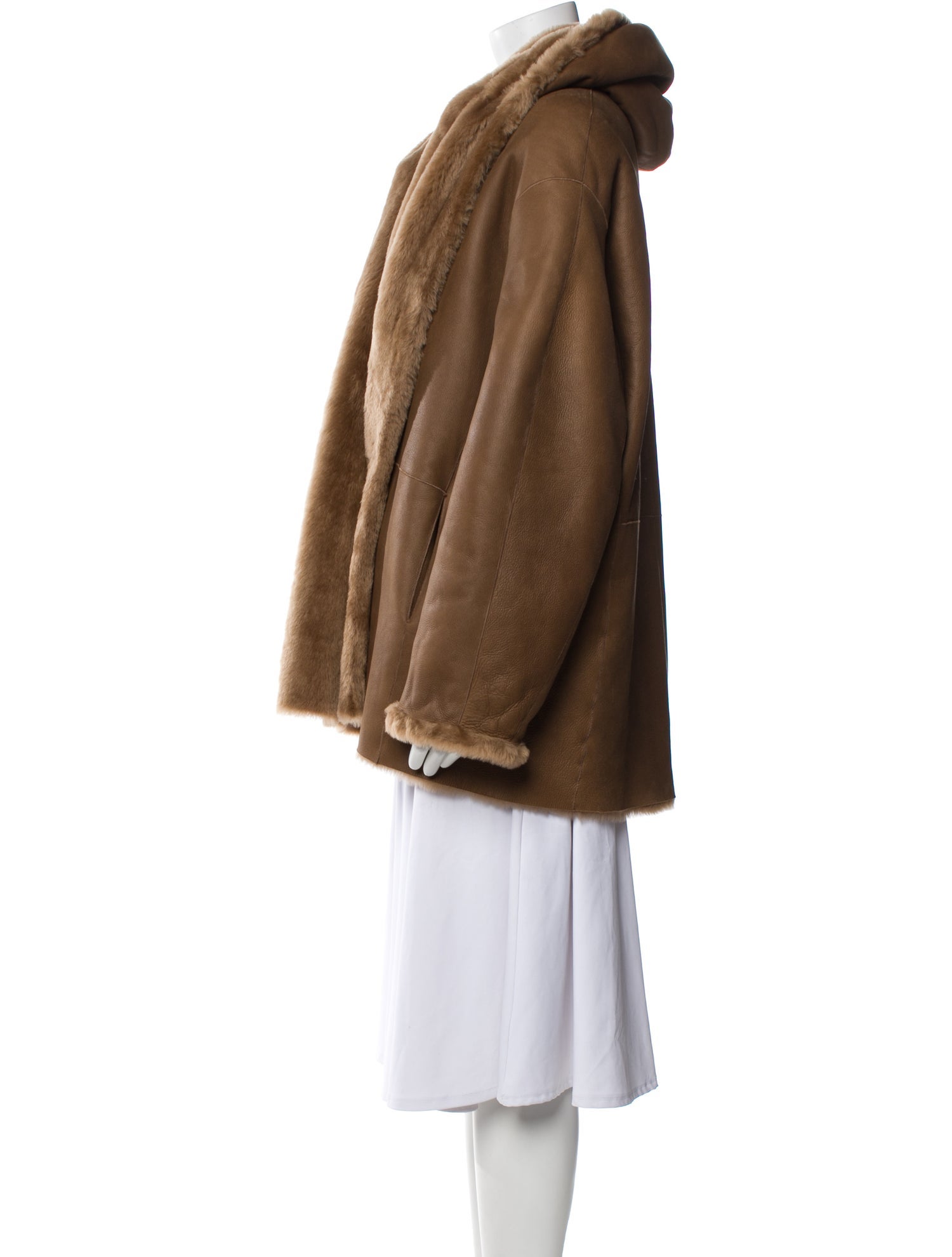 Vince Shearling Fur Coat