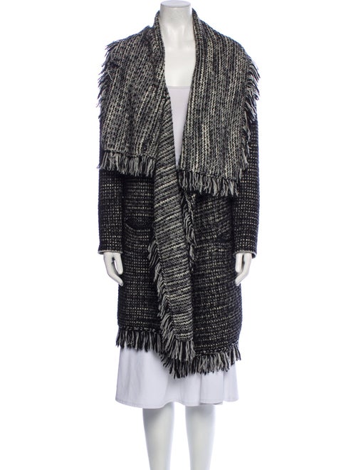 Vince Wool Tweed Pattern Evening Jacket