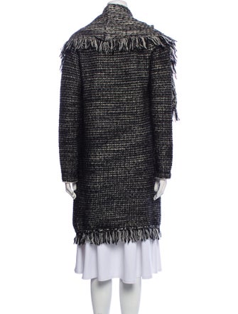 Vince Wool Tweed Pattern Evening Jacket