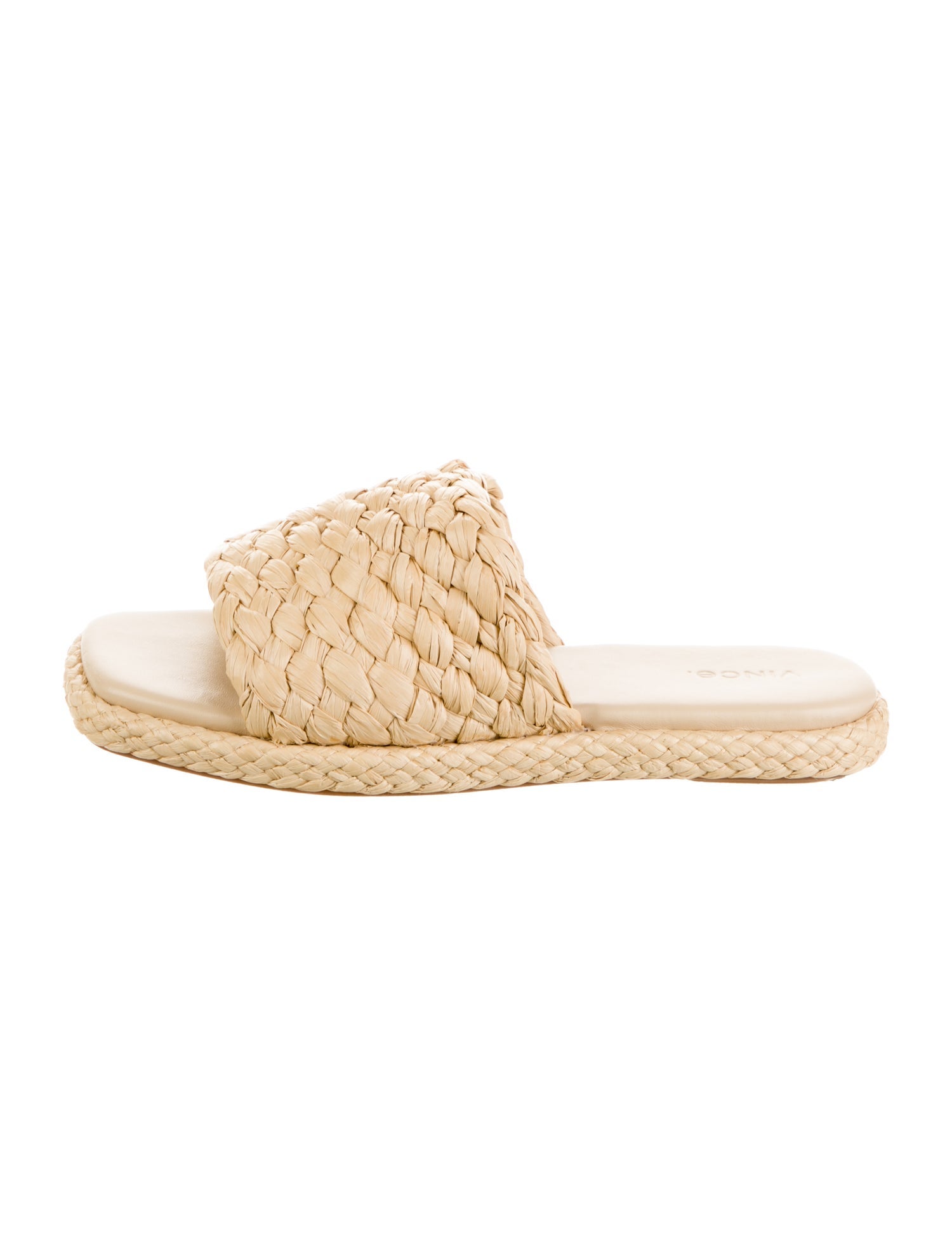 Vince Raffia Braided Accents Espadrilles