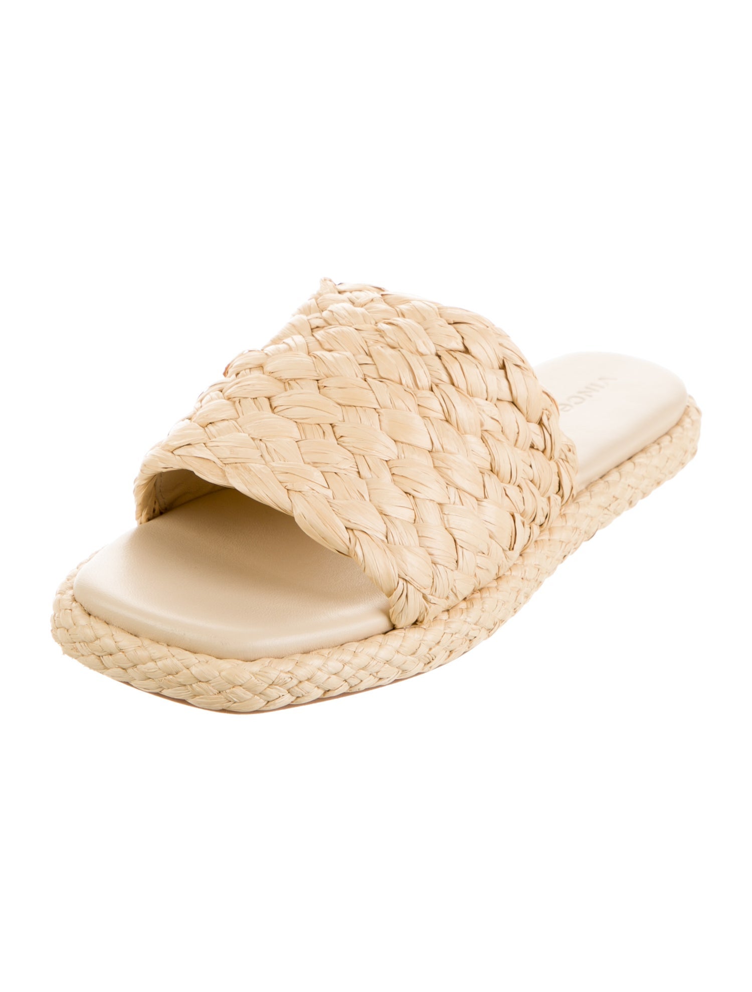 Vince Raffia Braided Accents Espadrilles