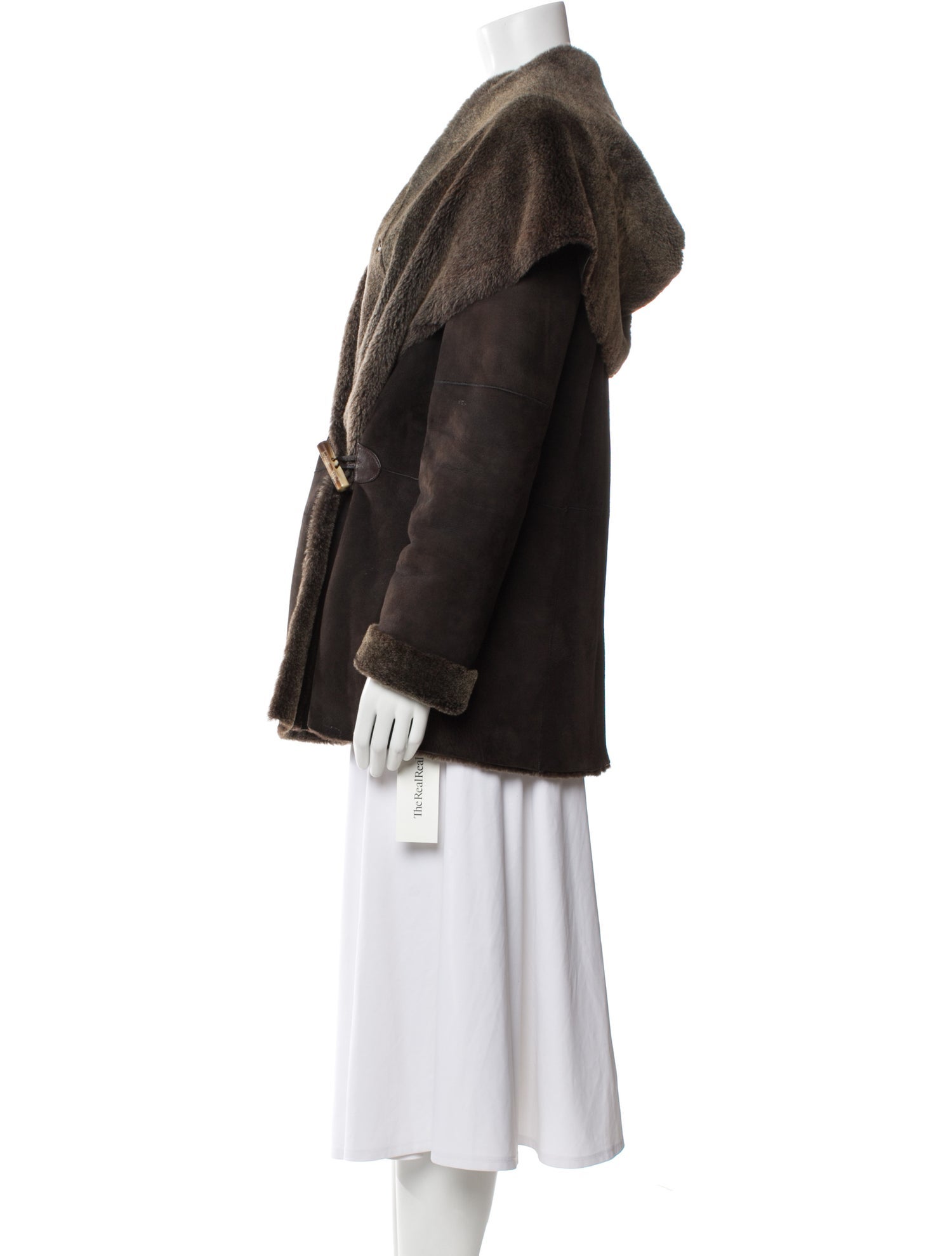 Vince Shearling Fur Coat