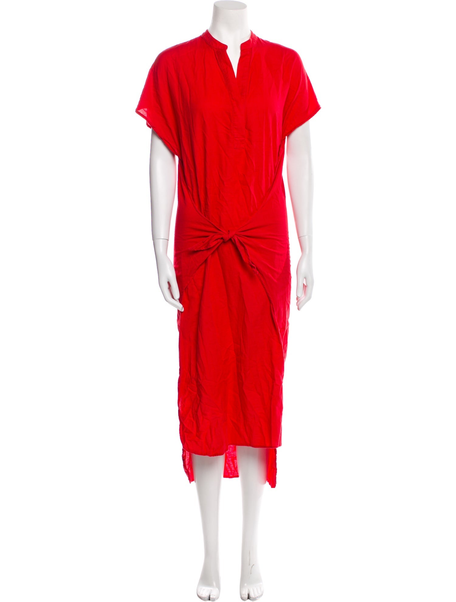 Vince V-Neck Long Dress