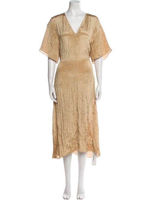 Vince V-Neck Long Dress