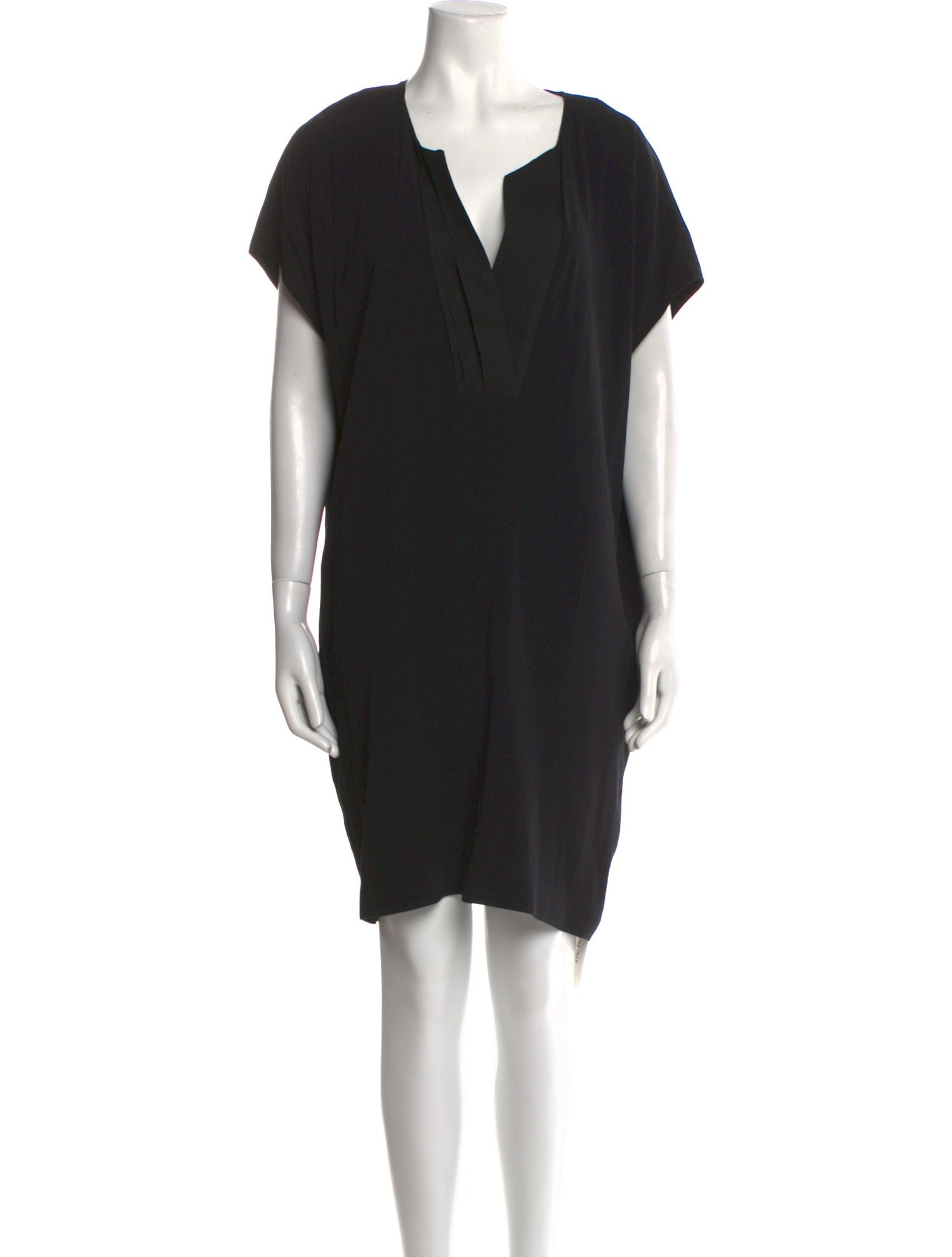 Vince V-Neck Knee-Length Dress