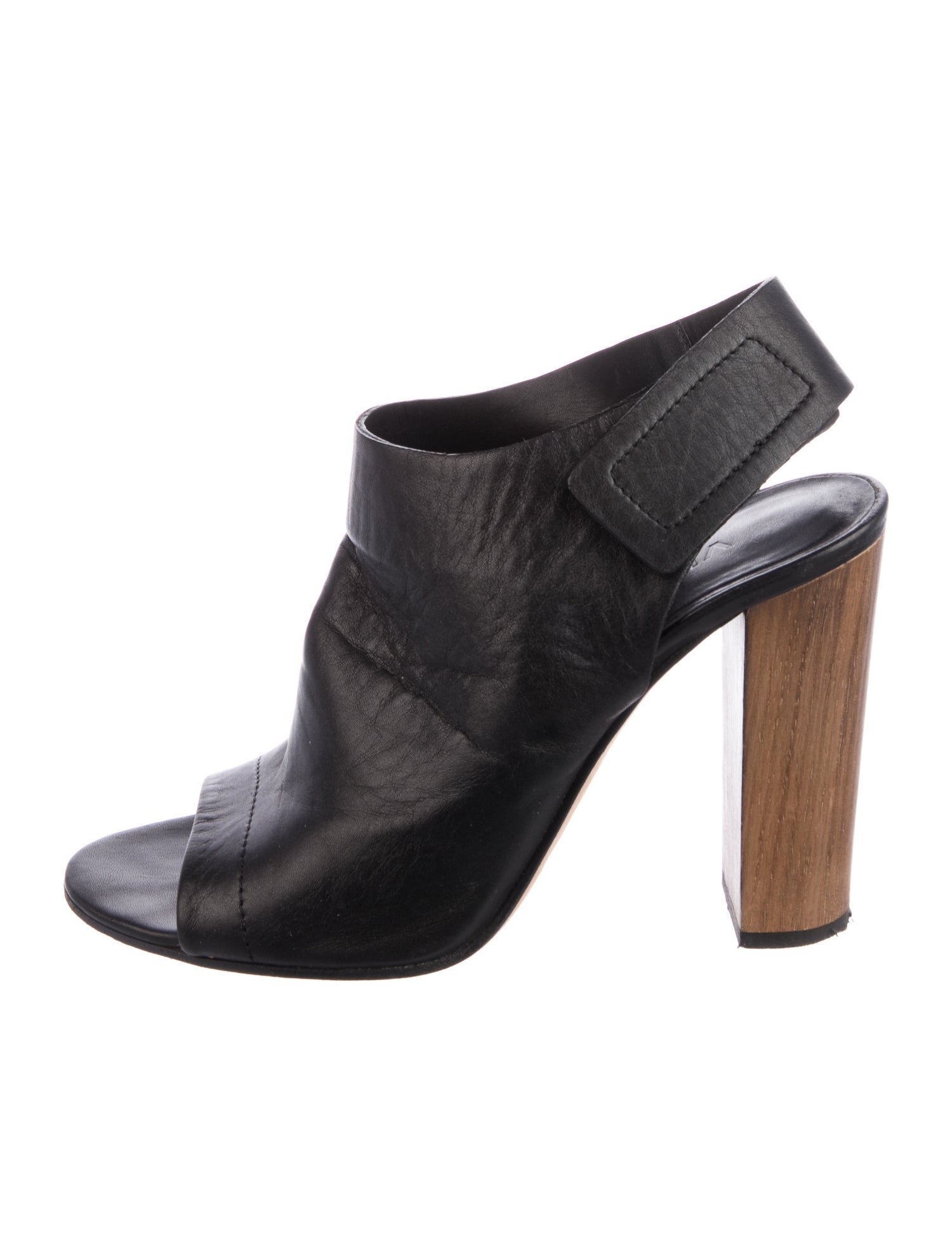 Vince Leather Slingback Sandals