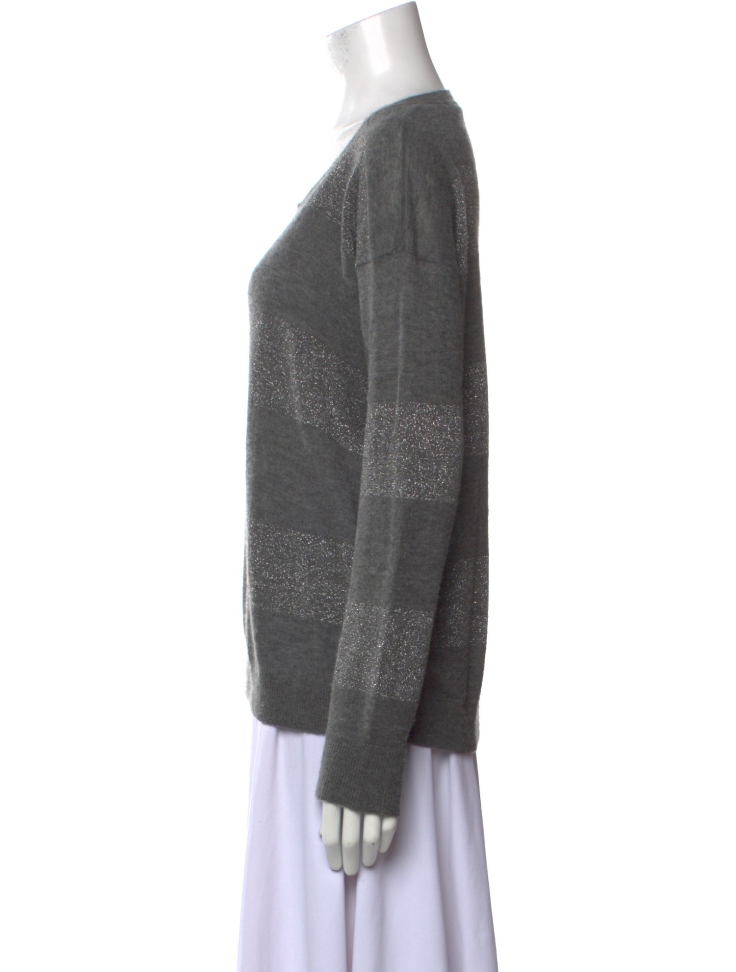 Vince Cashmere Striped Sweater