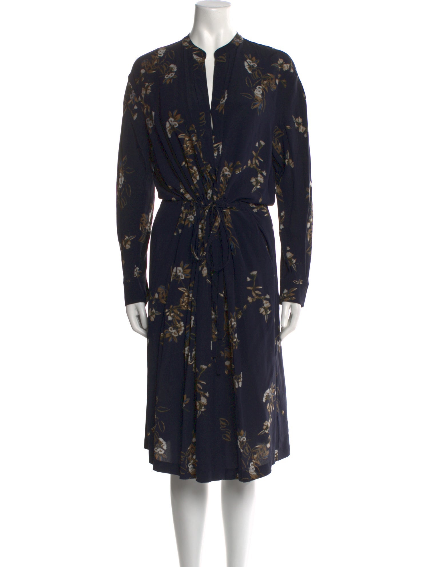 Vince Silk Midi Length Dress