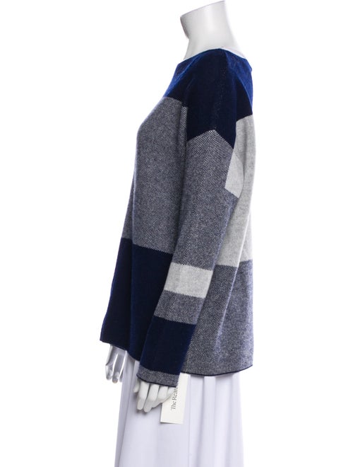 Vince Wool Colorblock Pattern Sweater