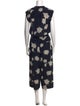 Vince Silk Printed Jumpsuit