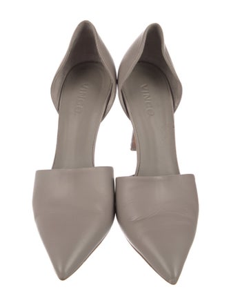 Vince Leather D'Orsay Pumps