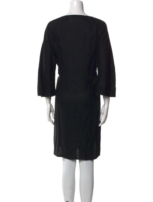 Vince V-Neck Knee-Length Dress