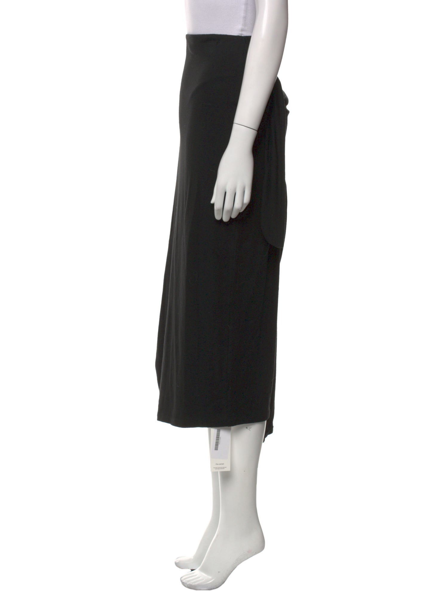 Vince Pleated Accents Knee-Length Skirt