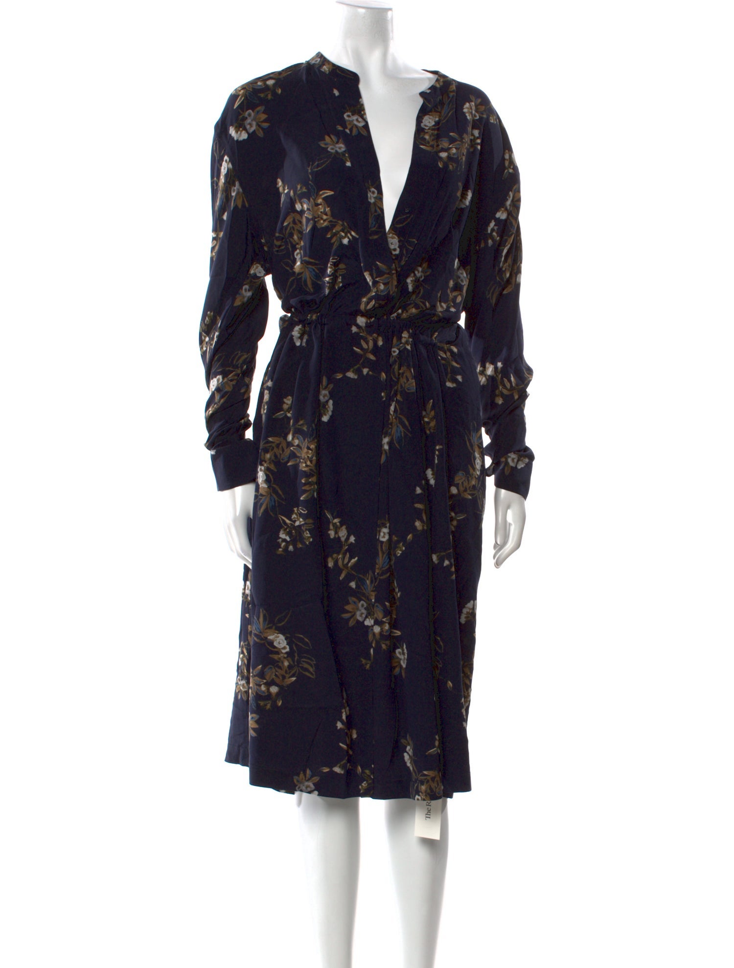 Vince Silk Midi Length Dress