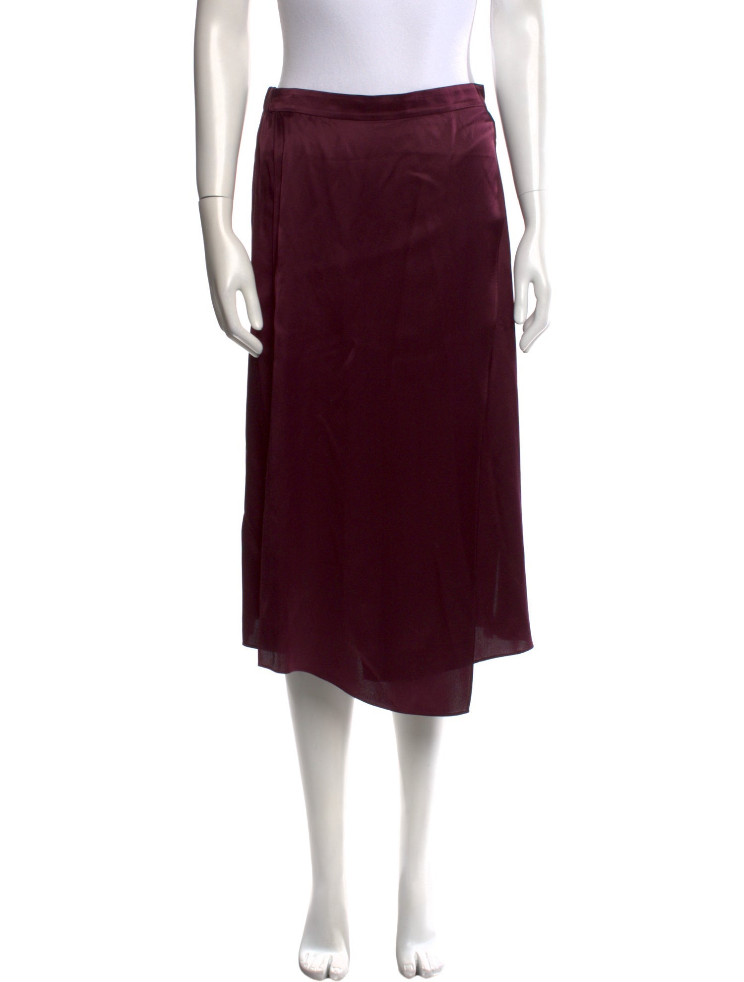 Vince Silk Knee-Length Skirt