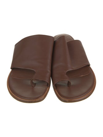 Vince Leather Slides