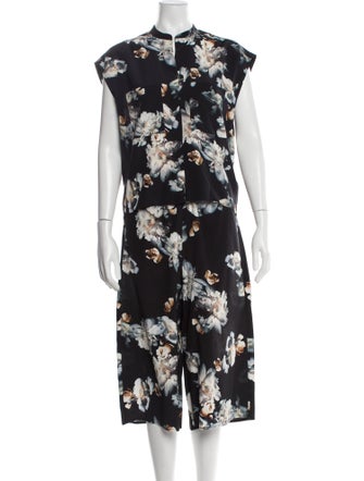 Vince Silk Printed Pant Set