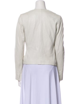 Vince Lamb Leather Biker Jacket