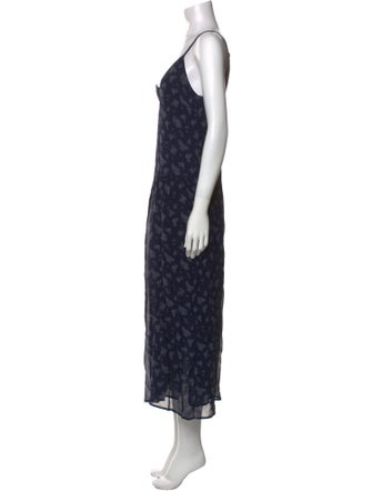 Vince Silk Long Dress
