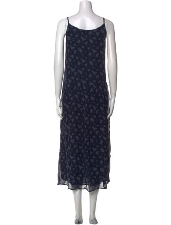 Vince Silk Long Dress