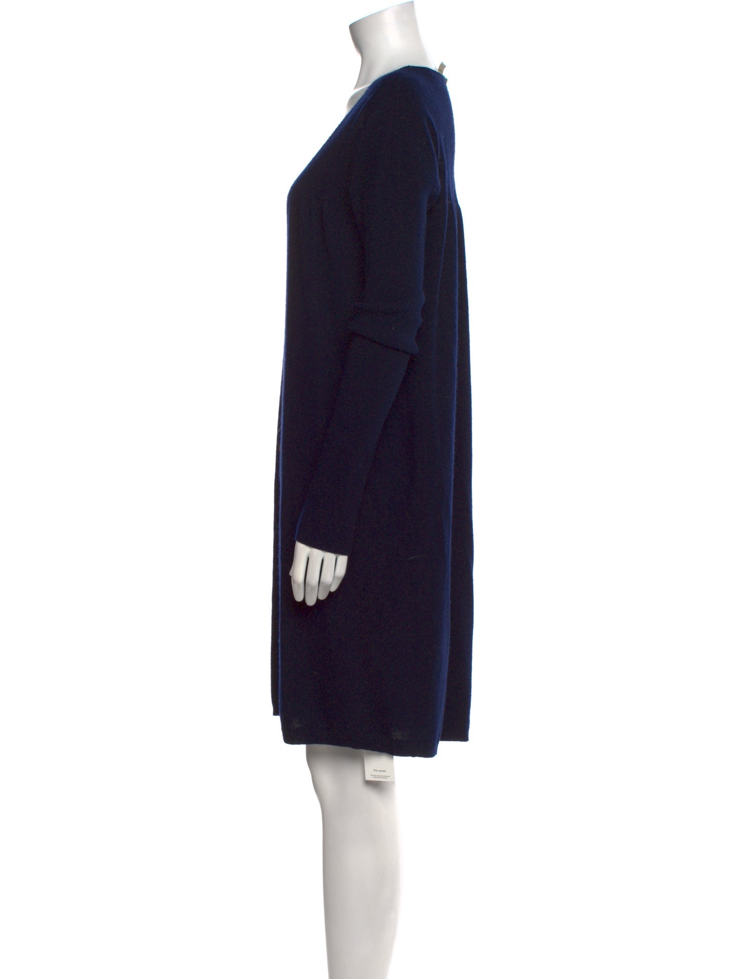 Vince Scoop Neck Knee-Length Dress