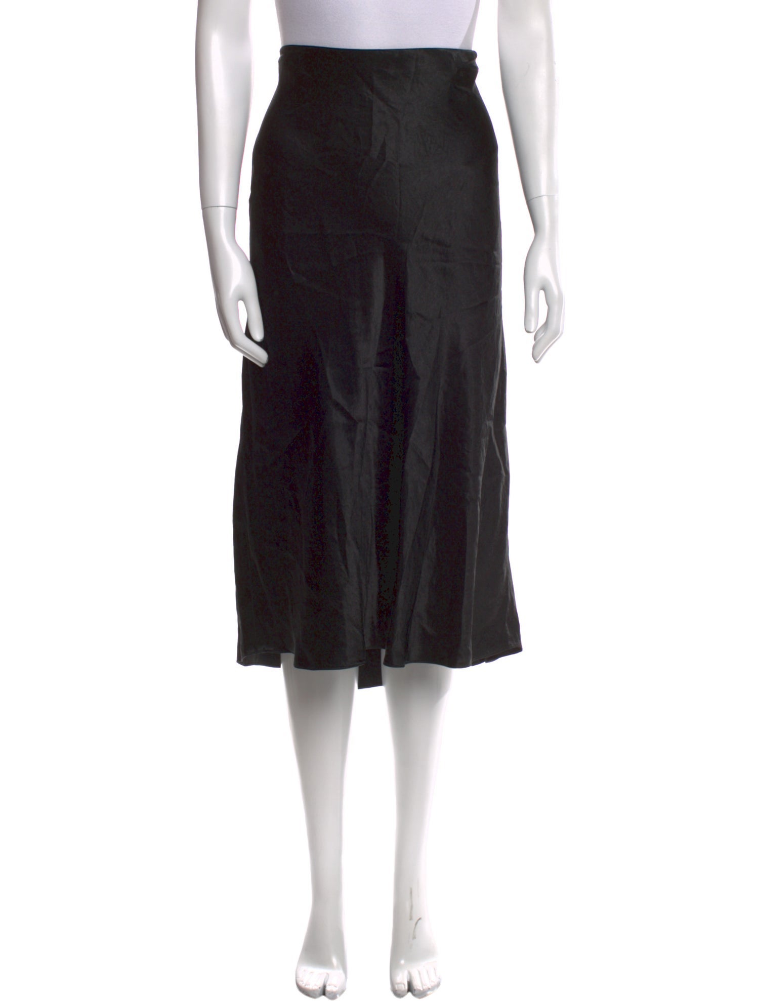 Vince Raw-Edge Trim Knee-Length Skirt