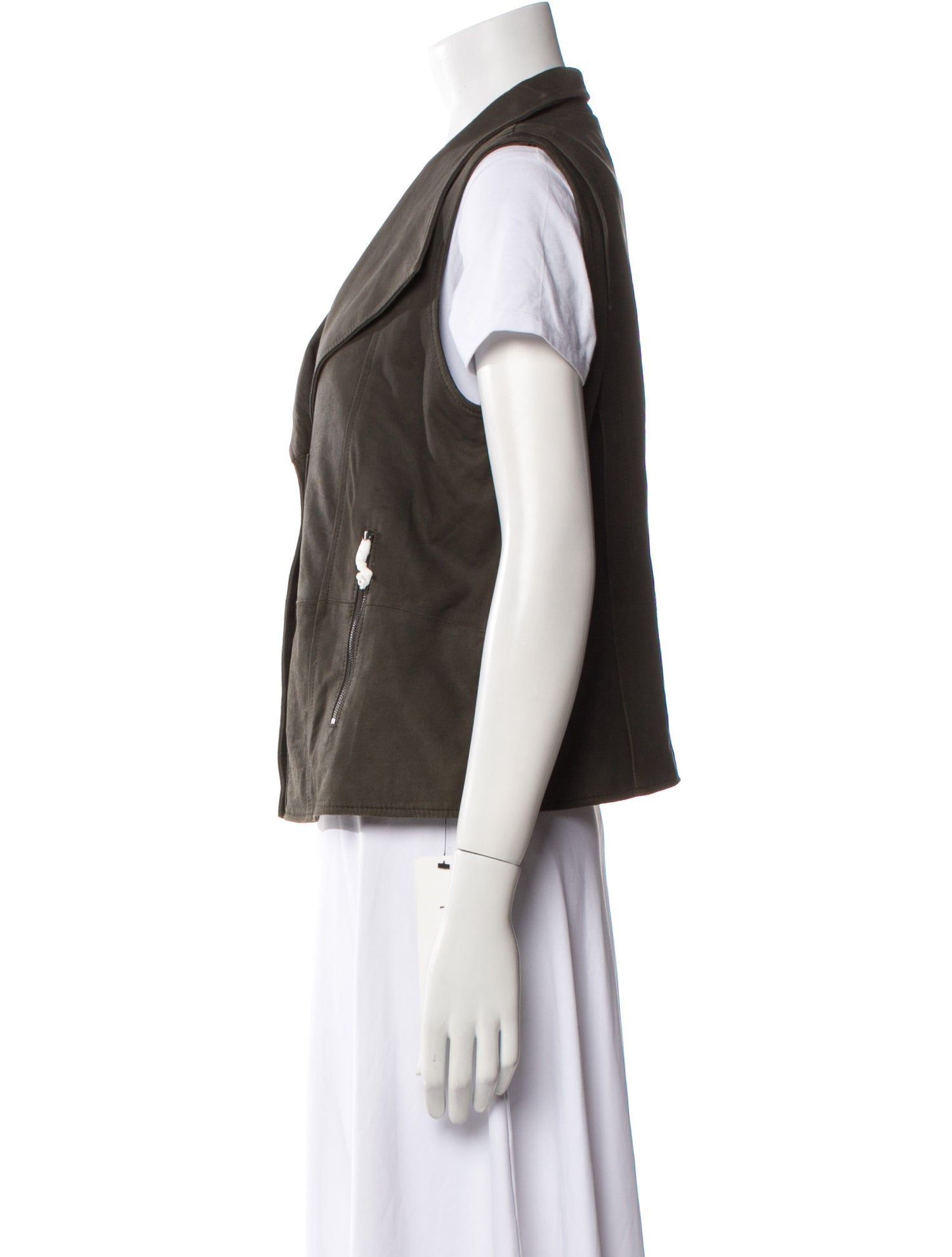 Vince Leather Vest w/ Tags