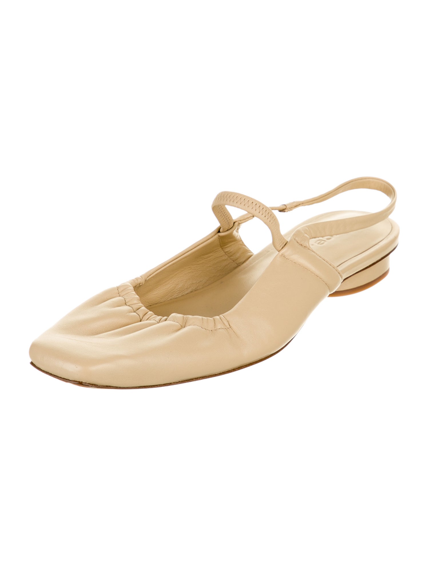 Vince Leather Slingback Flats